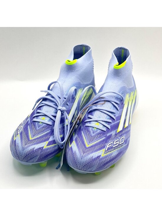 Adidas Shoes - Women's Adidas F50 Sparkfusion Elite Mid FG/AG Soccer Cleats Sz 10 Violet JH7648